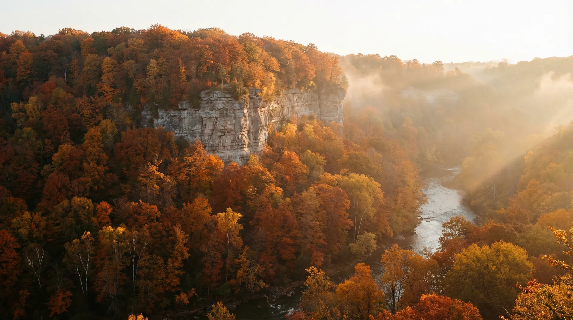 Niagara Escarpment cliffside